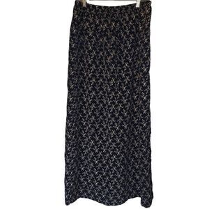 Vintage Studio Vtg Ditsy Floral Midi Side Slit Skirt